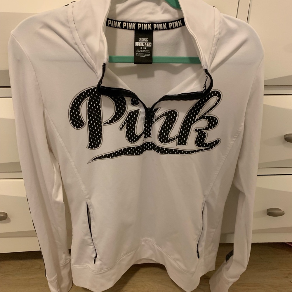 Pink quarter zip jacket